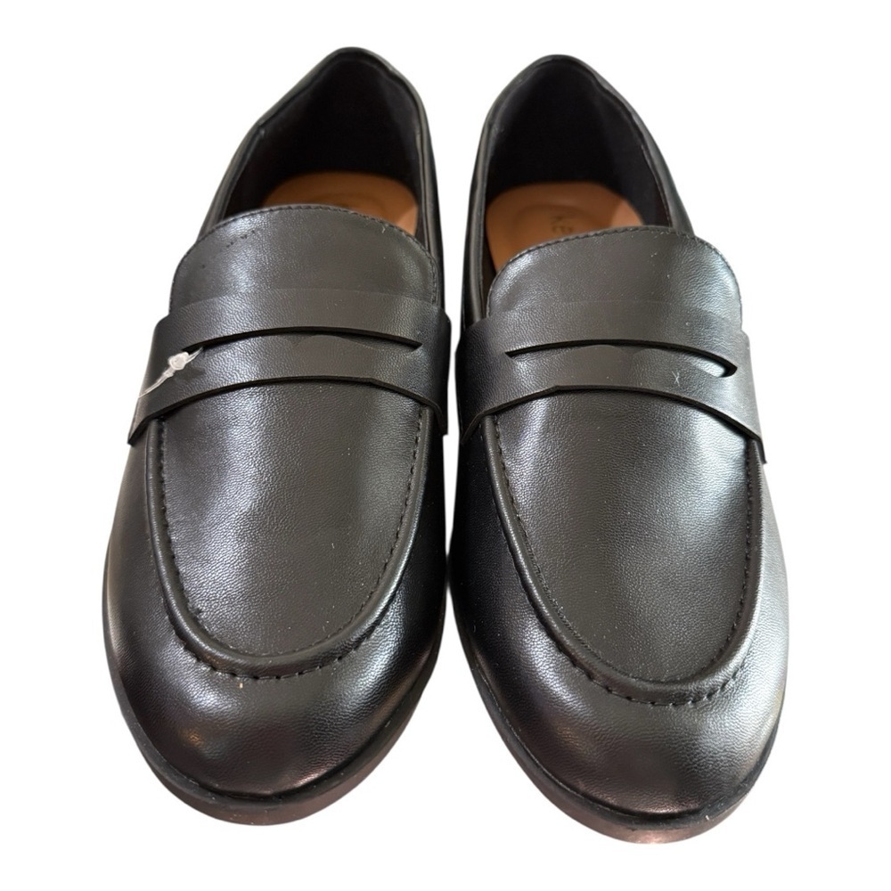 Kenzie Women’s Black Penny Loafers – Size 10